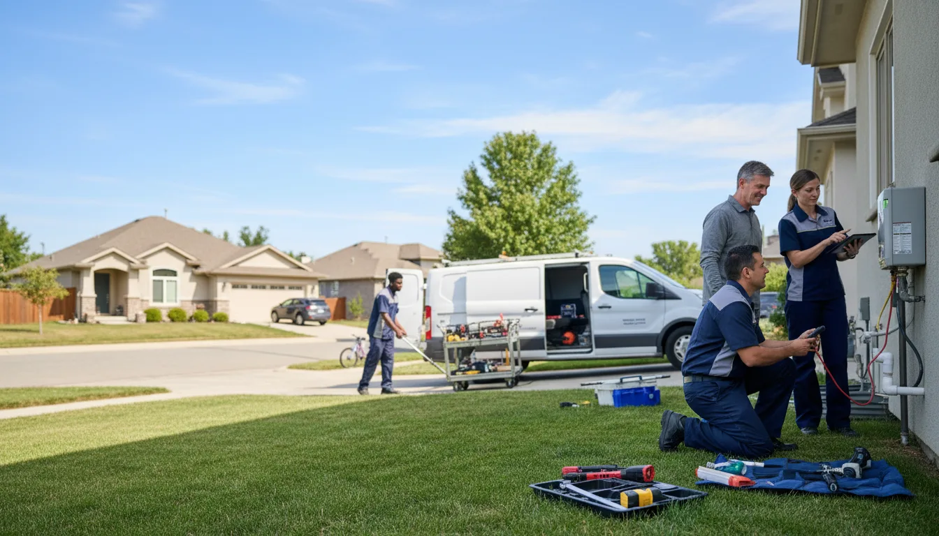 Tankless water heater service in Mina, NV